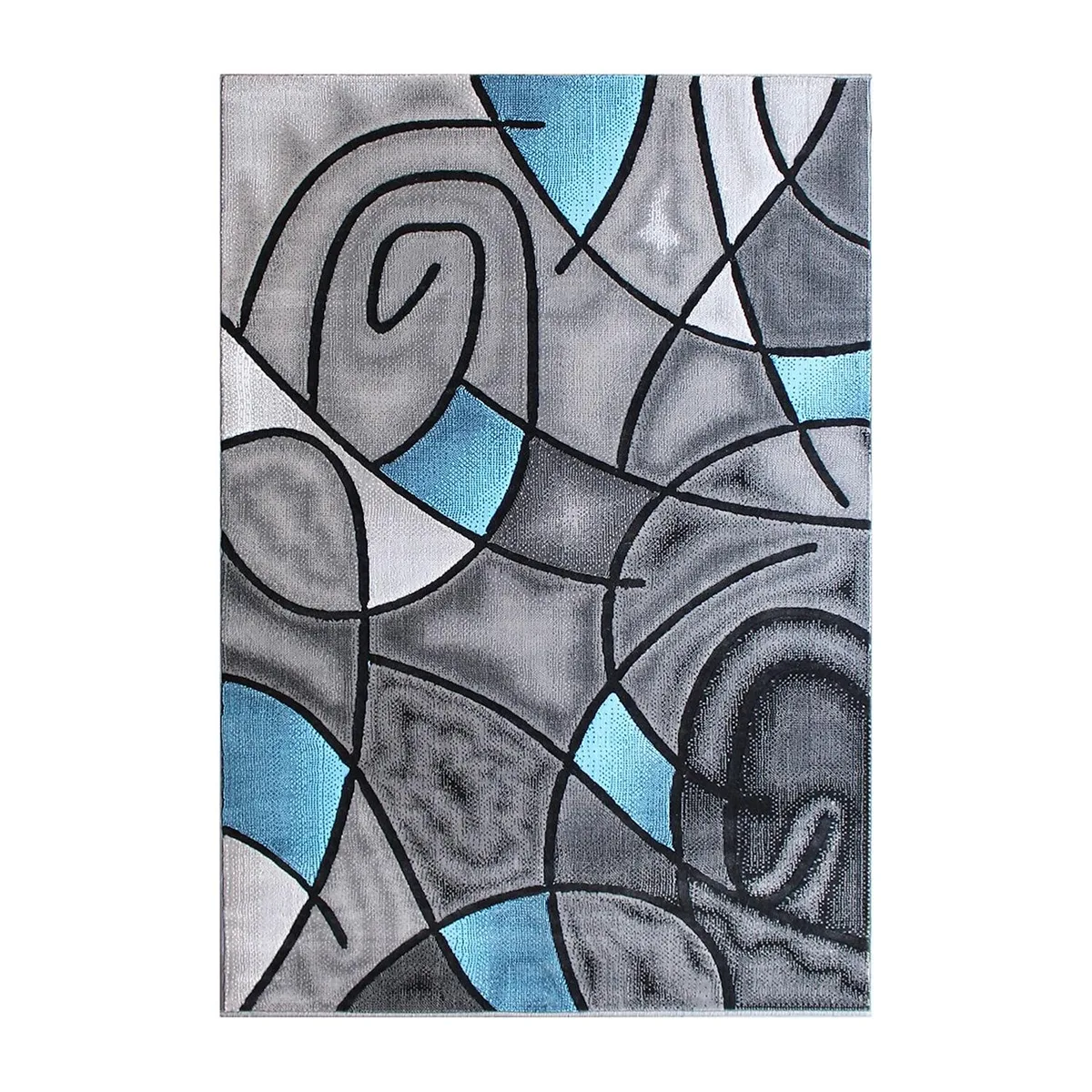 Genuine Joe Genuine Joe 55351 Indoor Mat Vinyl Backing 3'x5' Charcoal cleaning — product photo
