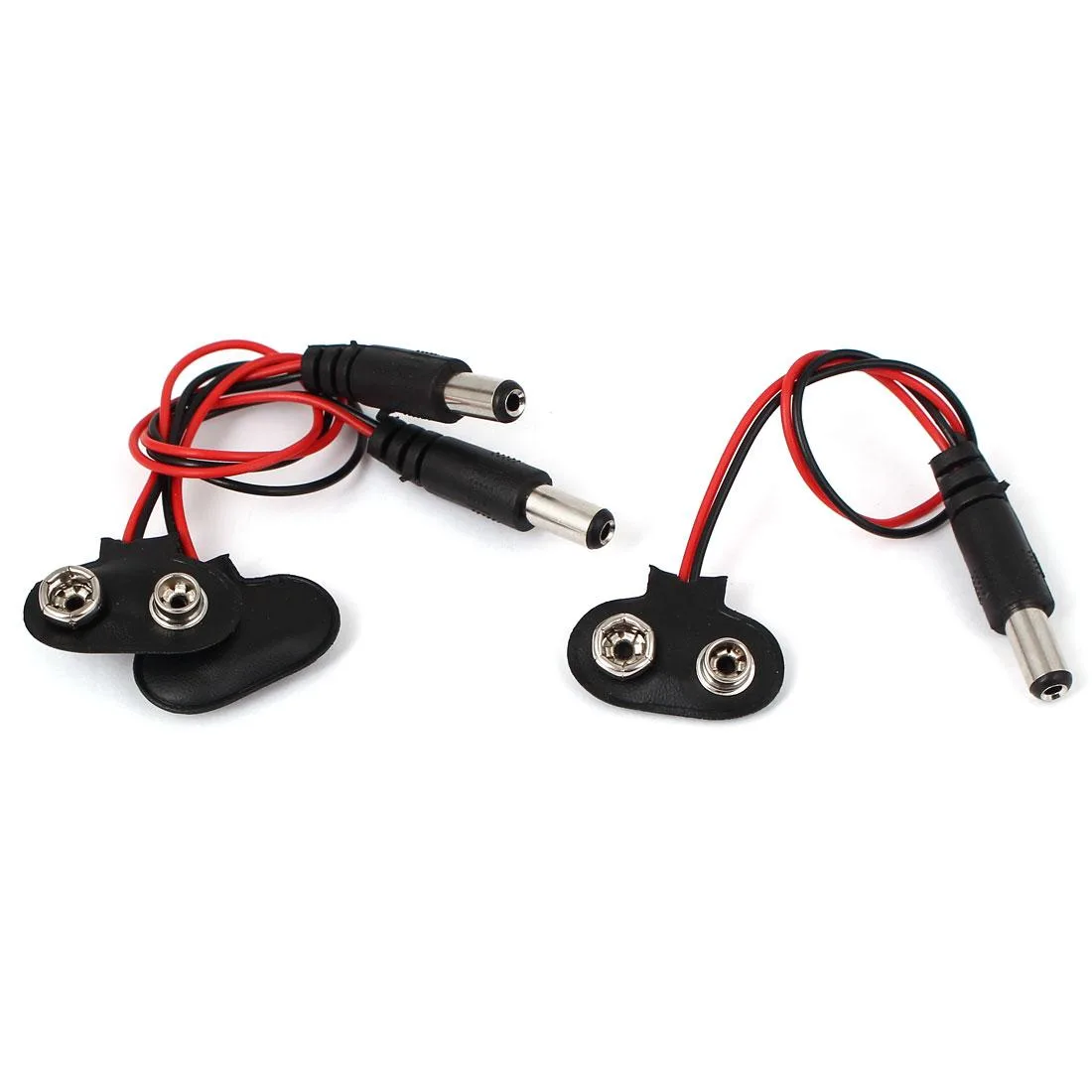 Unique-Bargains Unique-Bargains 9V Battery Clip Connector 3pcs 13cm 2.1mm x 5.5mm — product photo