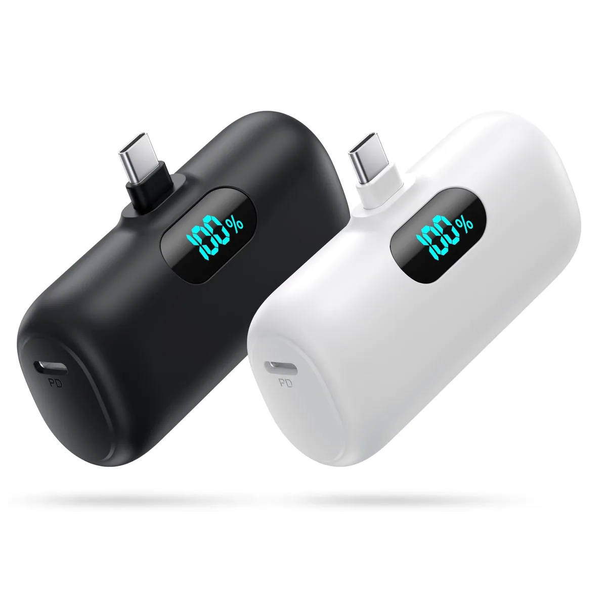  Swyop HX45X2 5000mAh power bank 2-pack for iPhone 17 16 15 — product photo