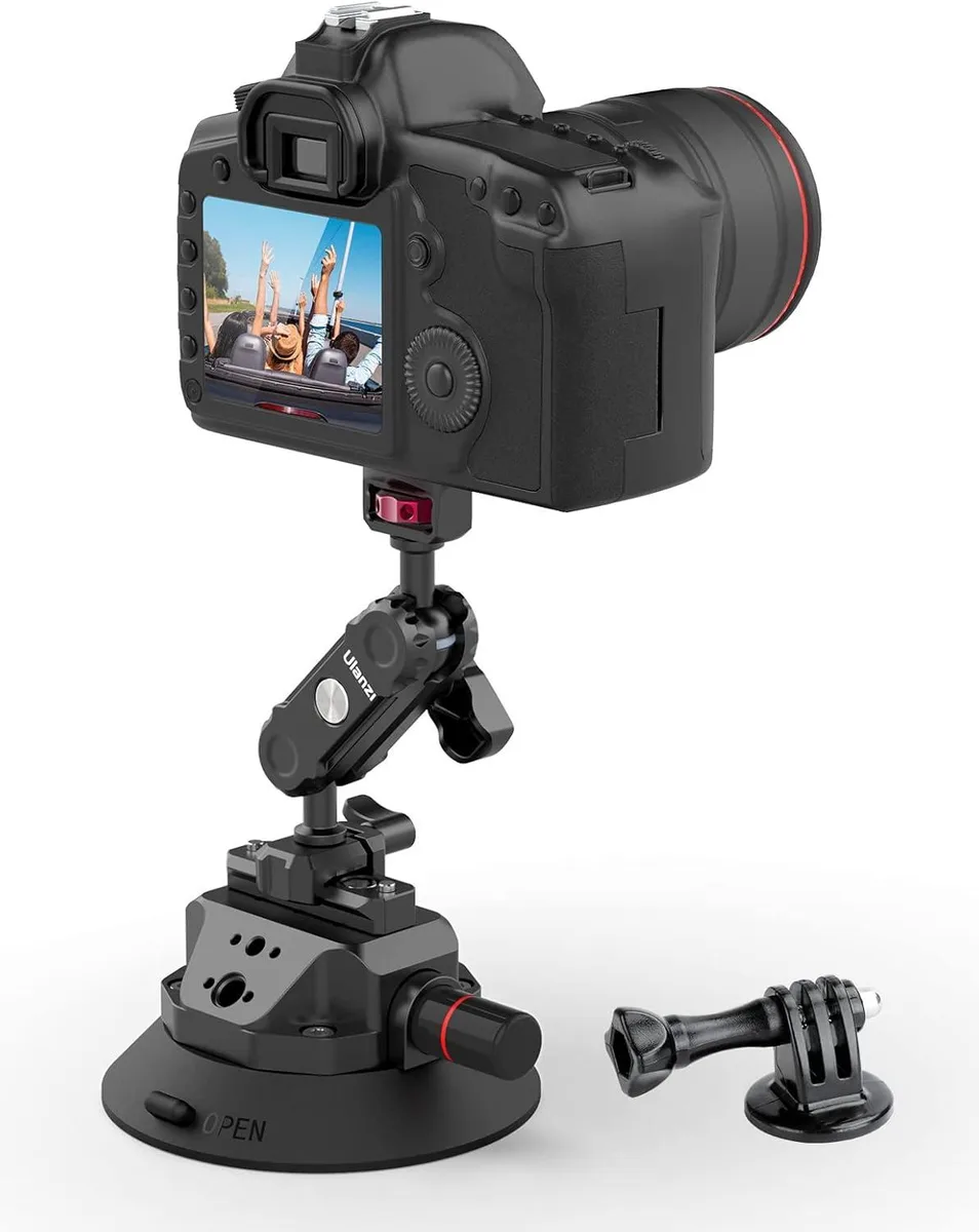 PISKEKAT PISKEKAT 4.5in Pump-Activated Vacuum Security Camera Mount — product photo