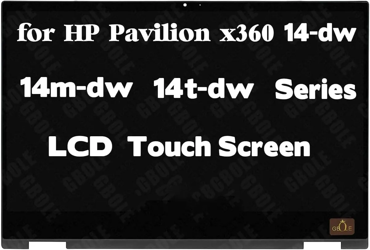 NUOLAISUN NUOLAISUN Laptop Screen HP Pavilion x360 14m-dw 14t-dw L96516-001 Touch Digitizer Assembly — product photo