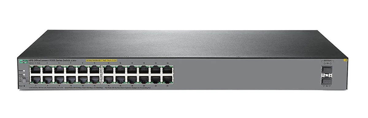 HPE Aruba Networking HPE Aruba Networking OfficeConnect 1920S 24-Port PoE Gig Smart Switch — product photo