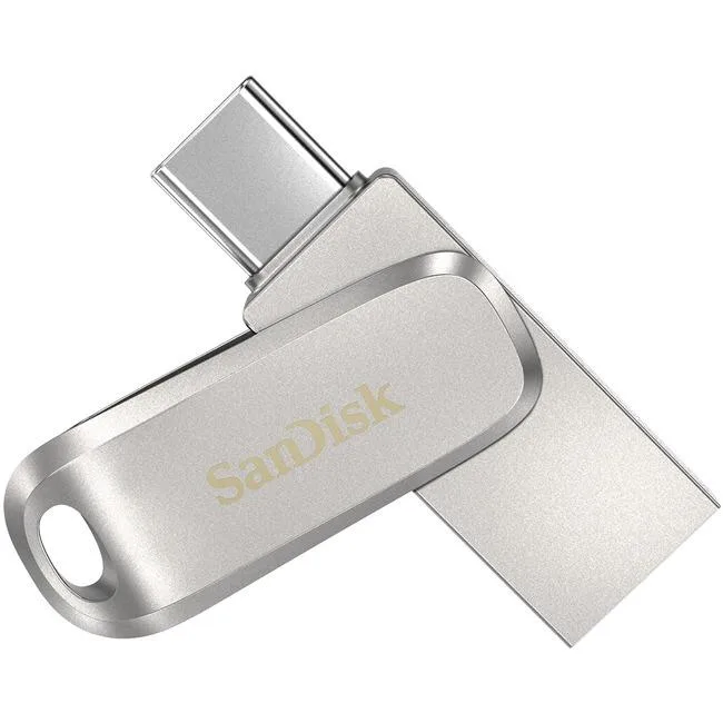 SanDisk SanDisk Metal Dual Drive Luxe 128GB USB-C Flash Drive — product photo