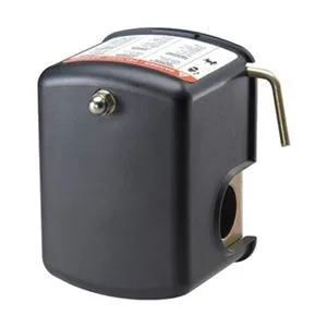 Dayton pressure switch, compact metal housing, 1/4 inch FNPT port, Auto/Off lever, CSA UL listed