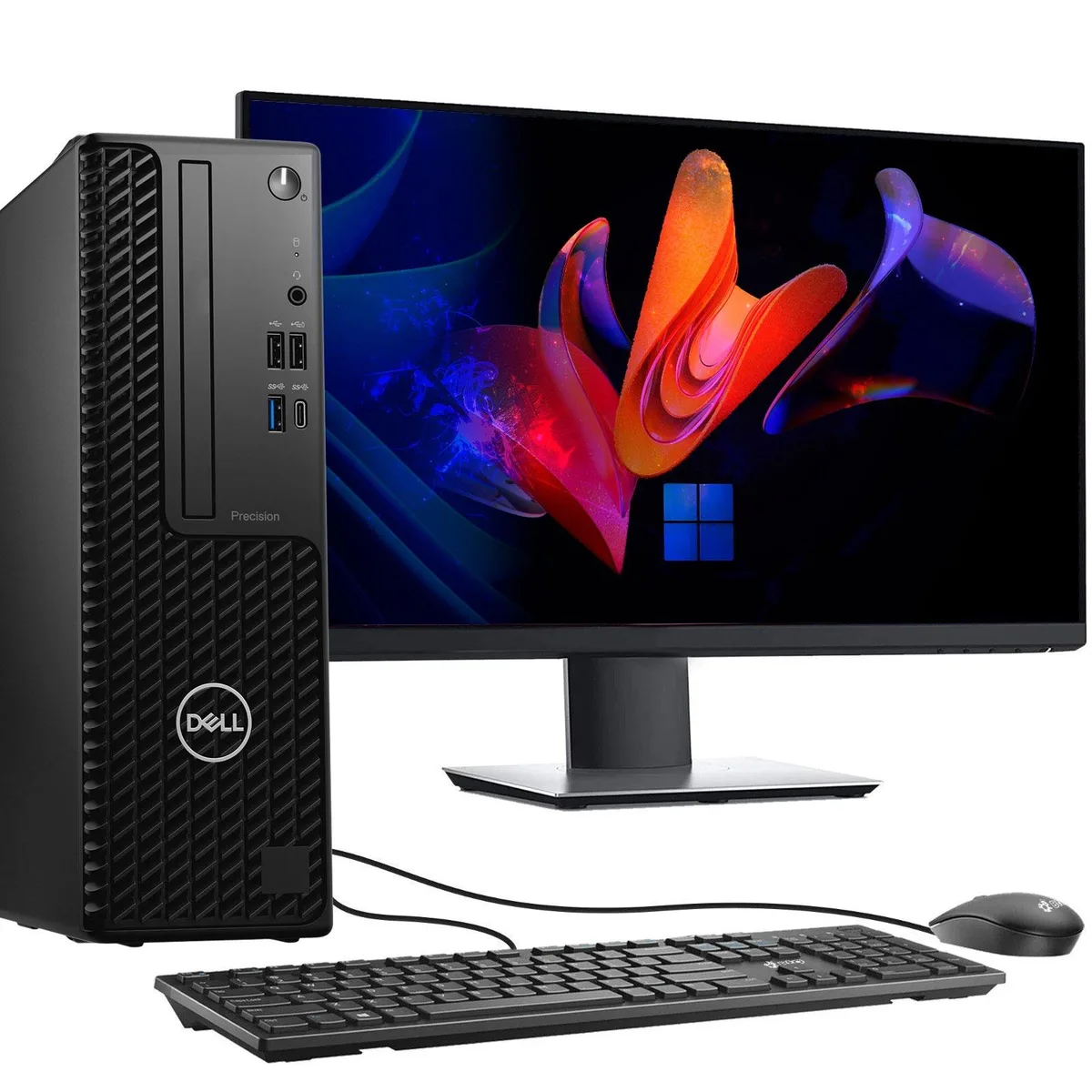DELL DELL Precision 3450 Desktop PC i7-11700 8GB DDR4 256GB SSD 24" Monitor — product photo