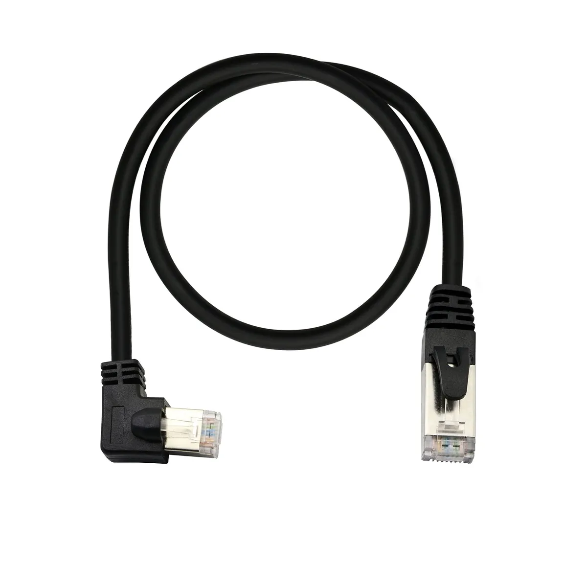BUCIER BUCIER Cat6 90° RJ45 Ethernet Cable 1.5 ft (50 cm) Angle Left — product photo