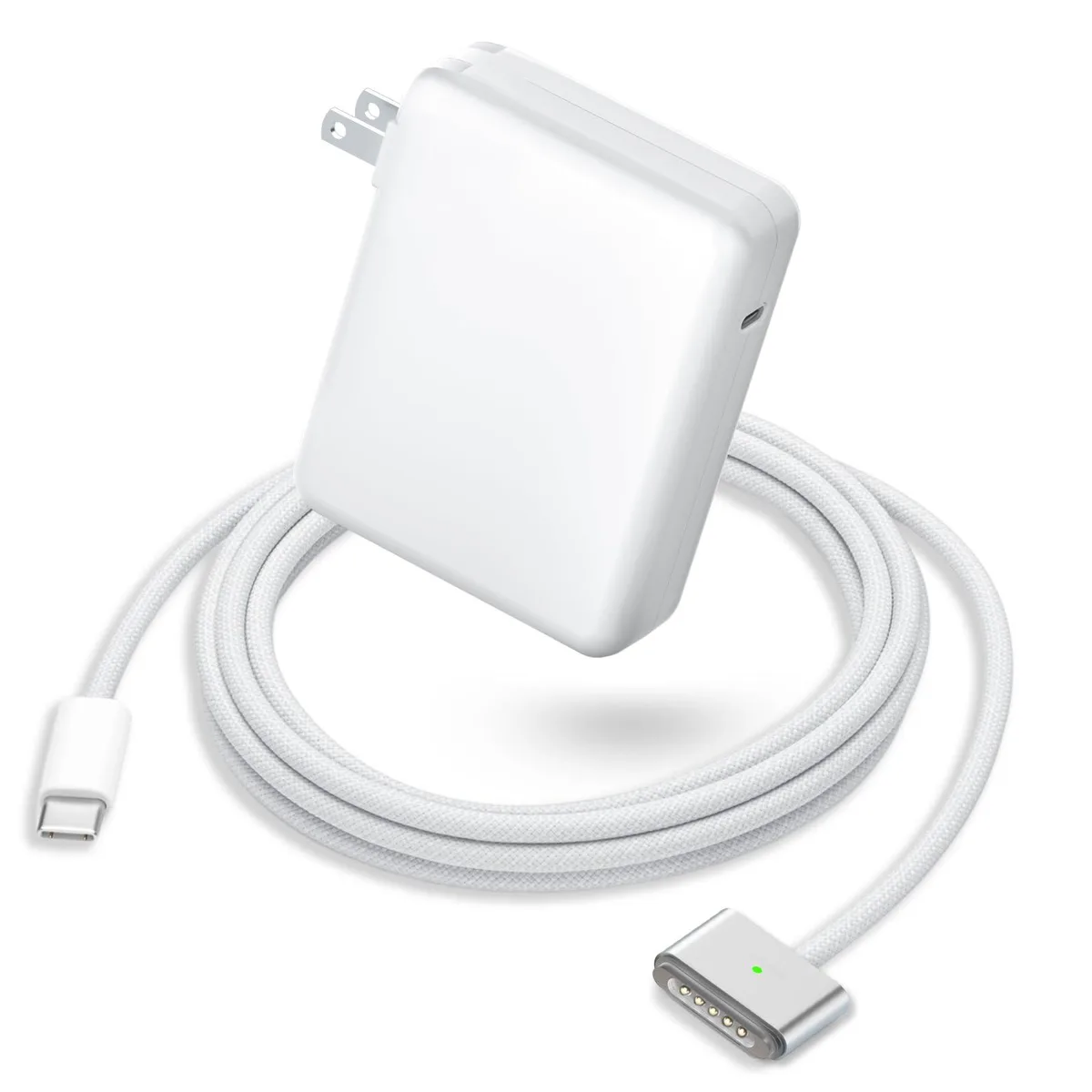 White rectangular 96W USB-C charger with magnetic 3 tip and 6.6ft cable