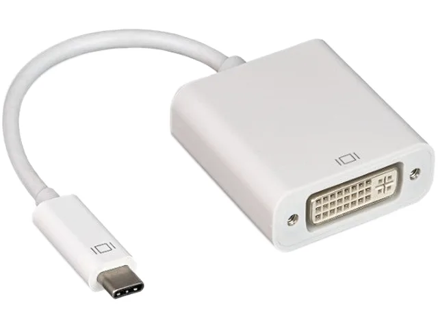 Nippon Labs Nippon Labs 30UC-CDVI USB-C to DVI adapter, white, 1080p — product photo