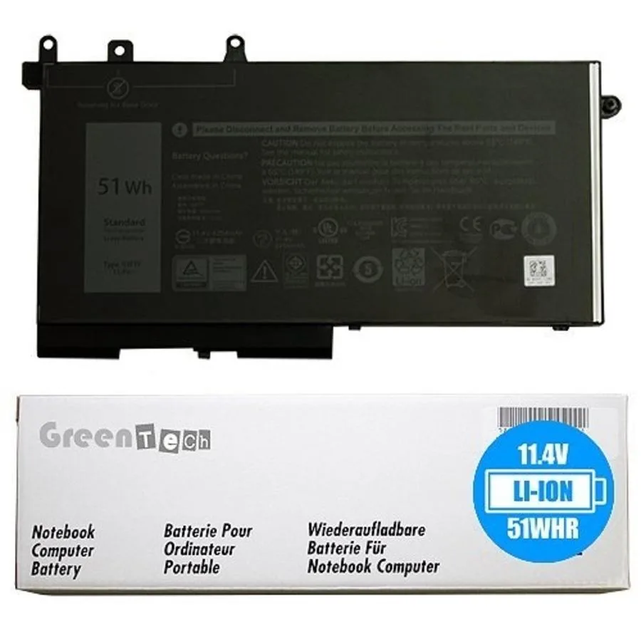 DELL DELL 451-BBZT 51 WHr 3-Cell Lithium-Ion Laptop Battery — product photo