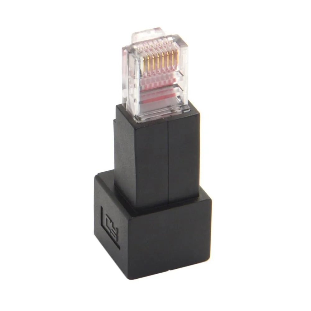 Fervit Fervit Down Angled 90 Degree Cat 5e Male to Female Network Connector — product photo