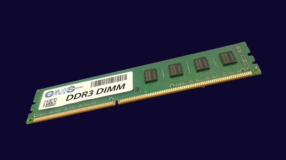 Computer Memory Solutions Computer Memory Solutions 4GB DDR3 1333MHz PC10600 240-Pin DIMM 2Rx8 — product photo