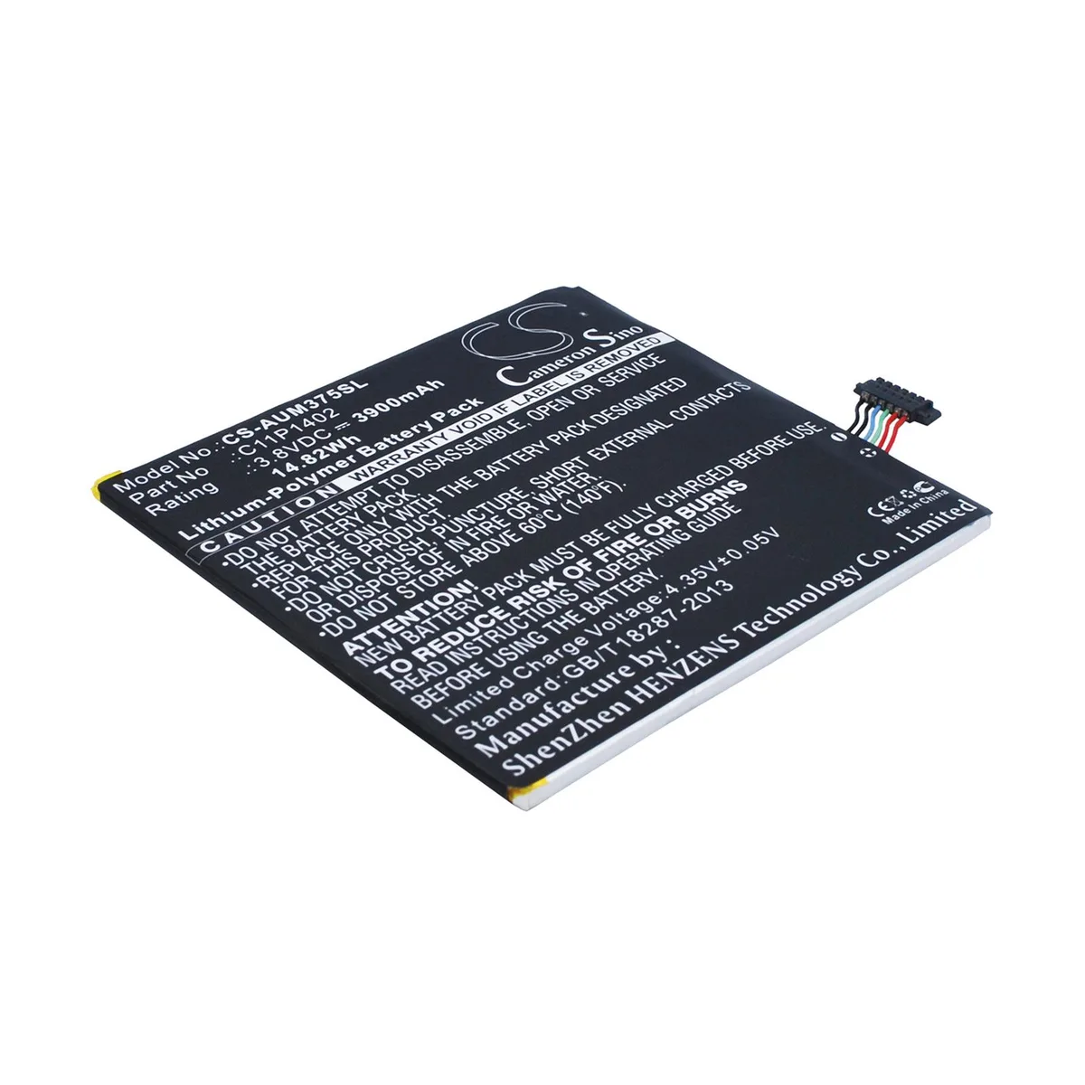 Cameron & Co Cameron & Co DS-CS-AUM375SL 3.9 Ah Li-Polymer Battery Black — product photo