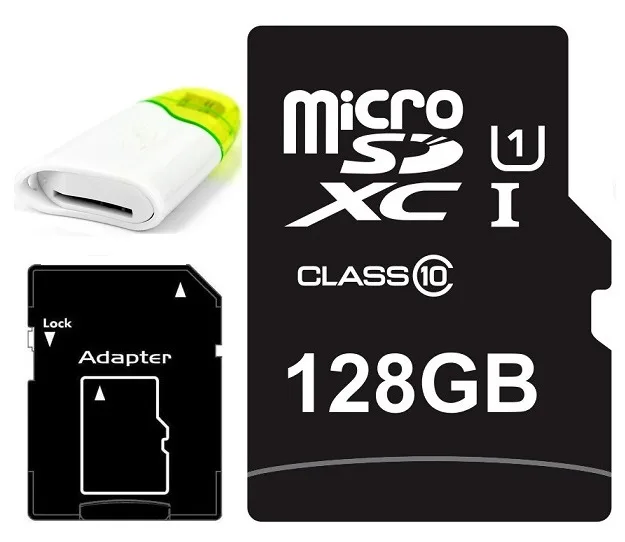TOPRAM TOPRAM 128GB microSDXC UHS-I Class 10 70MB/s with OTG Reader — product photo