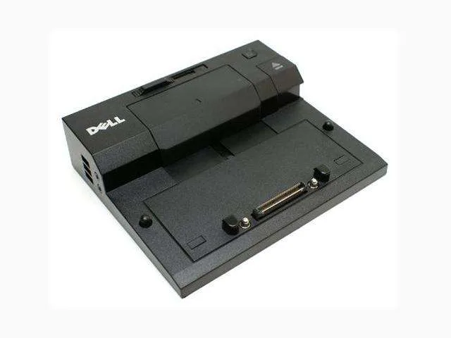 DELL DELL 464-7192 Latitude E-Port Docking Station 130W 5×USB 2.0 VGA DVI-D DisplayPort eSATA RJ-45 — product photo