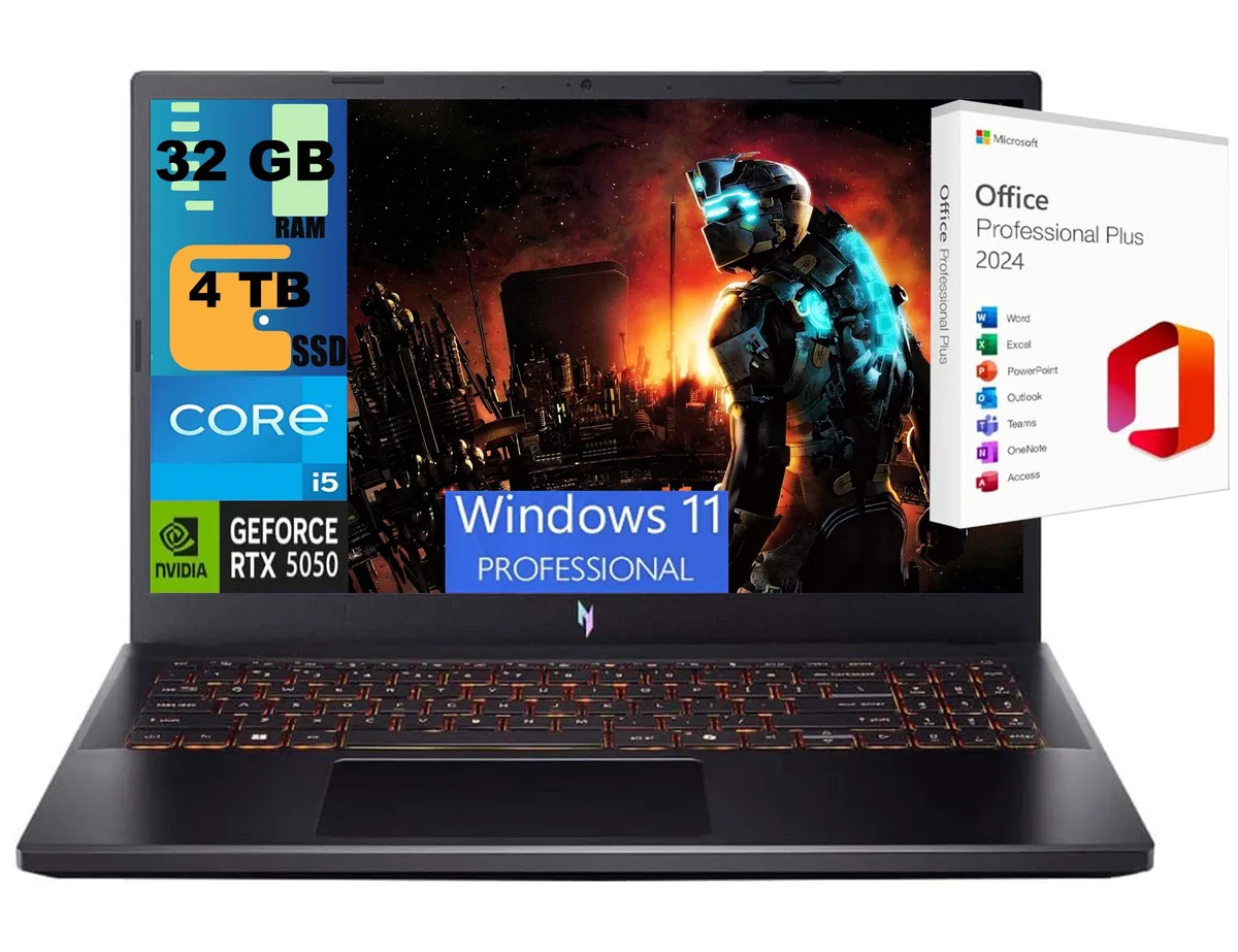 Acer America Acer America Nitro V 15 RTX 5050 32GB 4TB gaming laptop — product photo