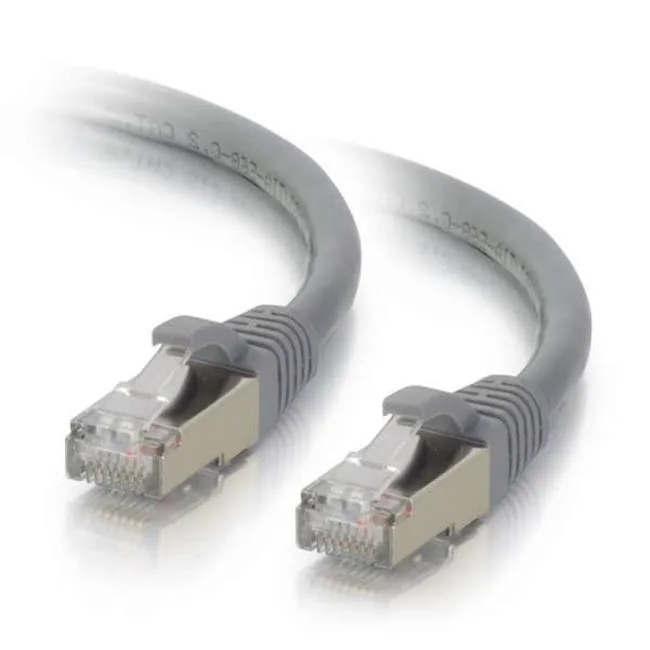Cables To Go Cables To Go 00785 Cat6 shielded network ethernet cable 14 ft 4.26 m gray — product photo