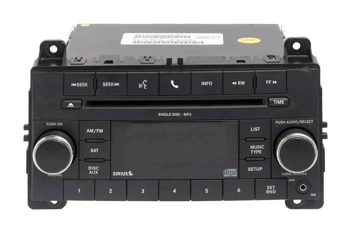 1 Factory Radio 1 Factory Radio 68039290AG AM FM SiriusXM CD Aux receiver — product photo