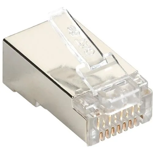 Black Box Corporation Black Box Corporation C5E-MP-S-100PAK RJ-45 shielded plug 100 pack — product photo