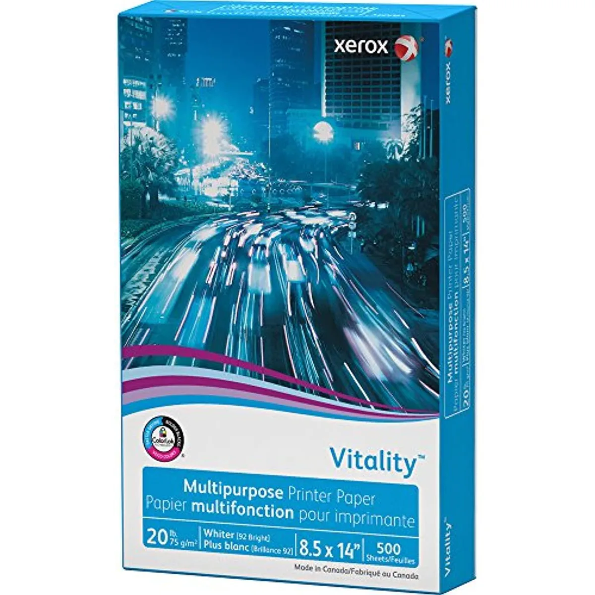 XEROX Xerox Vitality 8.5 x 14 Paper 20 lb 5000 Sheets — product photo