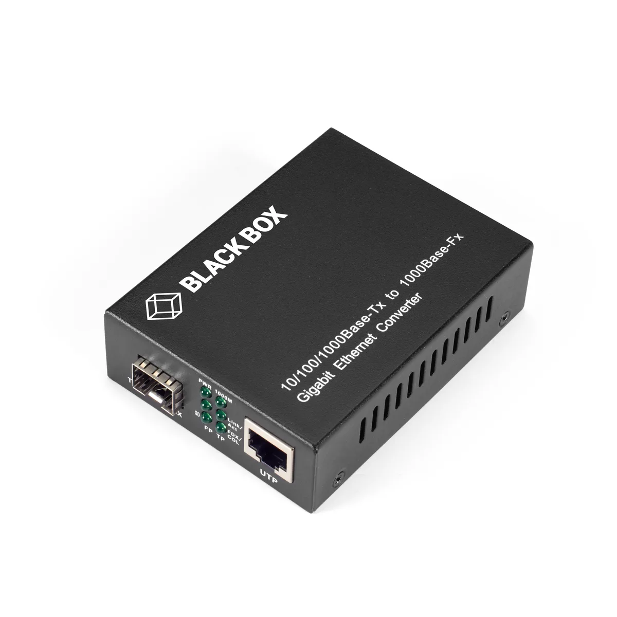 Black Box Corporation Black Box Corporation LGC210A-R2 media converter 10/100/1000 copper to 1000 fiber SFP — product photo