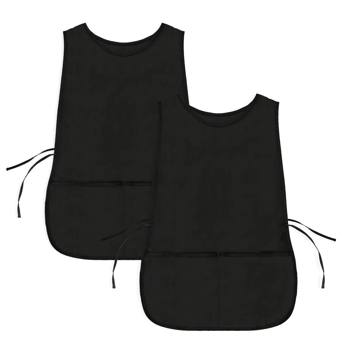  DALIX Cobbler Apron 2 Pocket 28.5x18.5" Black 2 Pack — product photo
