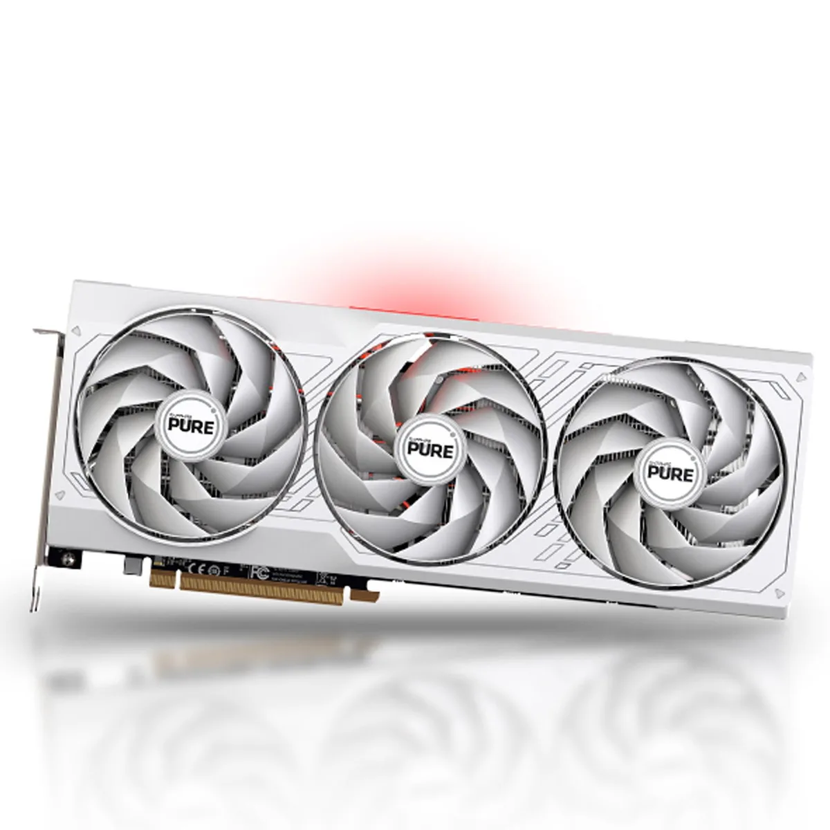Sapphire Tech Sapphire Tech Pure Radeon RX 7900 GRE 16GB graphics card WHITE — product photo