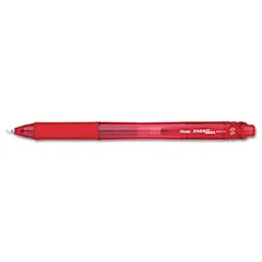 Pentel of America, Ltd. Pentel of America, Ltd. BLN105B EnerGel X rollerball pen, red ink, fine, dozen — product photo