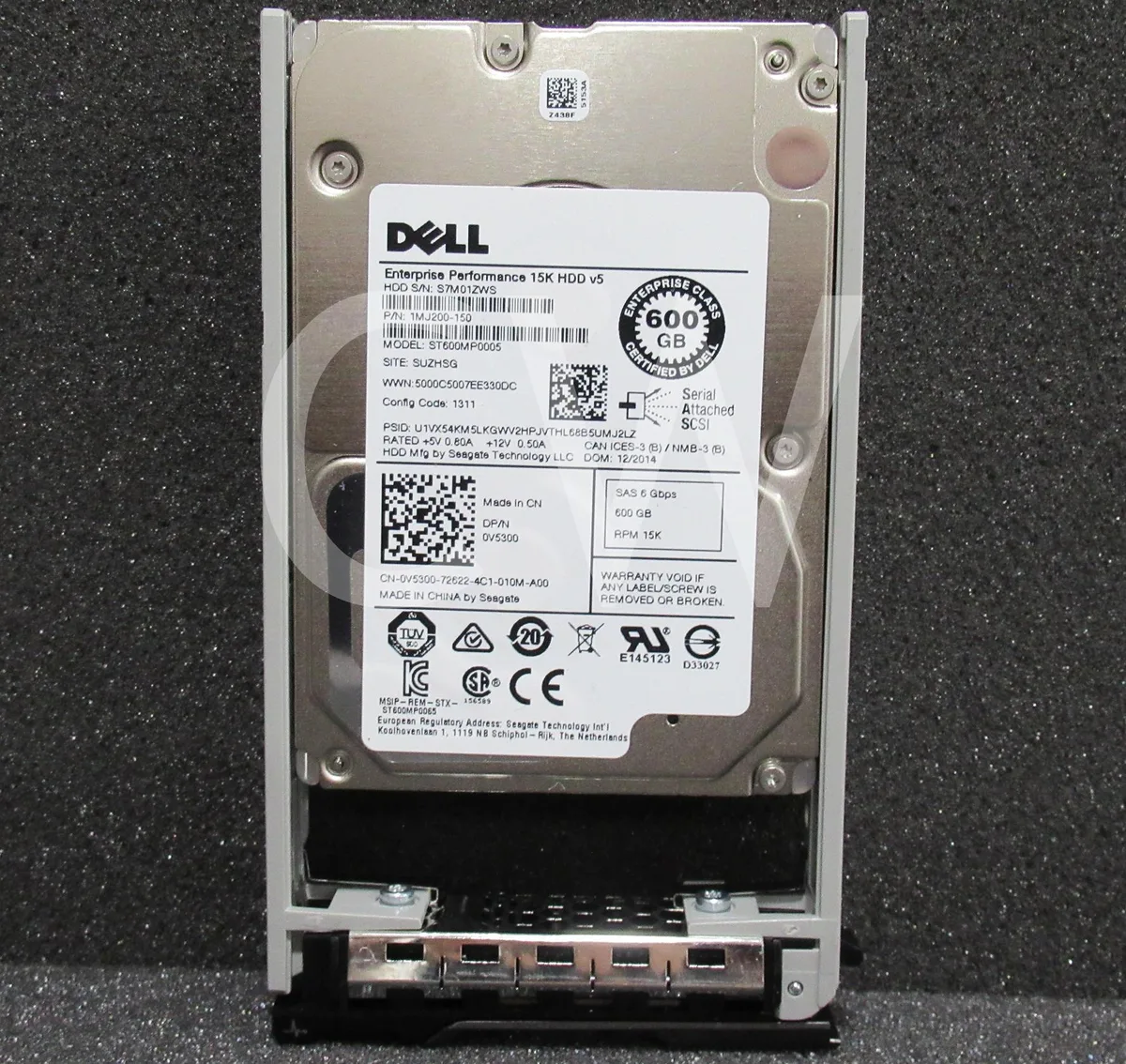 DELL DELL ST600MP0005 600GB 15000RPM SAS 6Gb/s 128MB 2.5in internal hard drive — product photo
