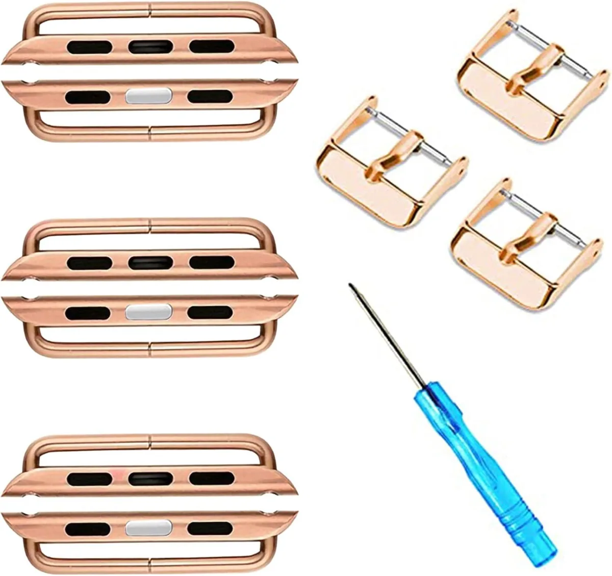 ETEIZU ETEIZU Watch Band Connector Kit Rose Gold 38/40/41mm 3 Pack — product photo