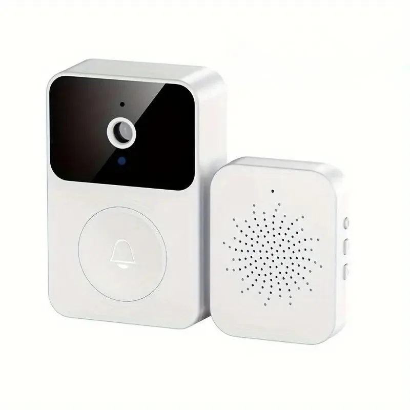 Corn Electronics Corn Electronics Smart Doorbell White Rechargeable WiFi — product photo
