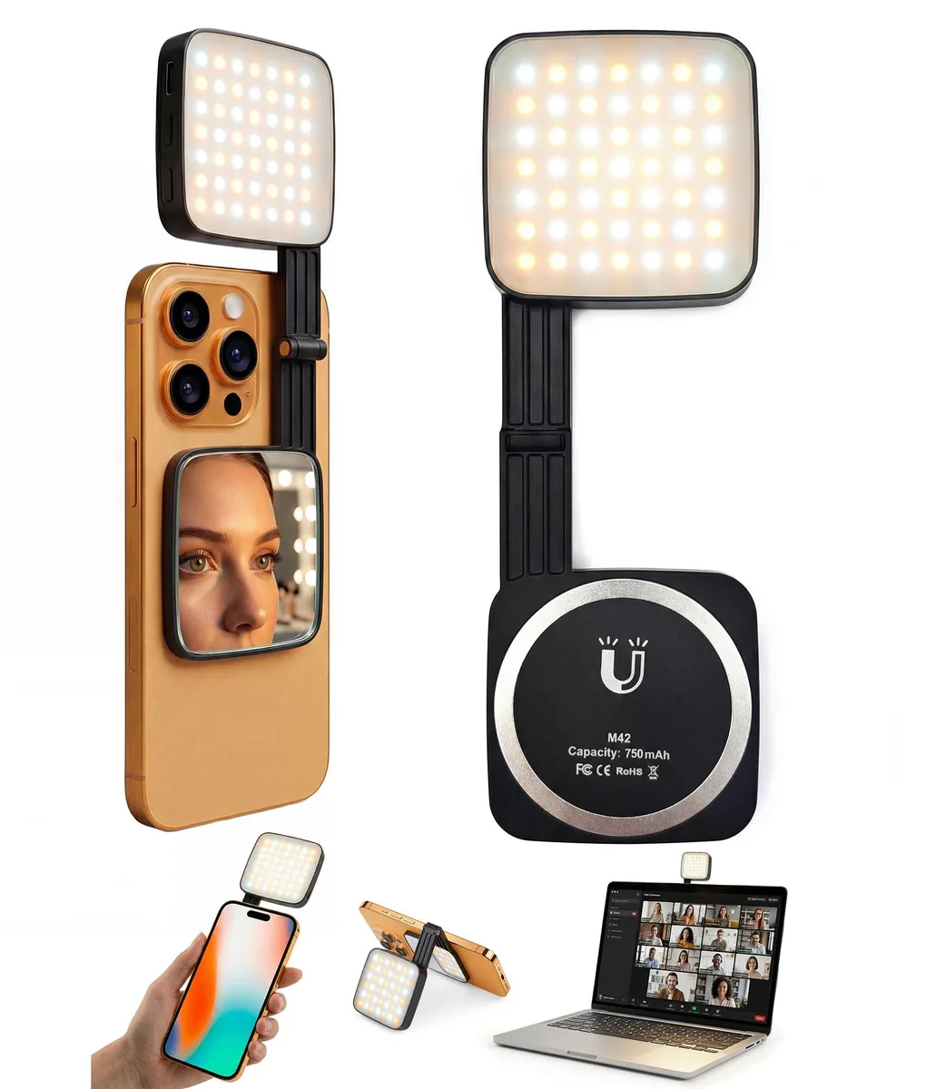  Neewer SL-1 Magnetic Dual-Sided Selfie Light 42 LEDs per Side CRI 95+ — product photo