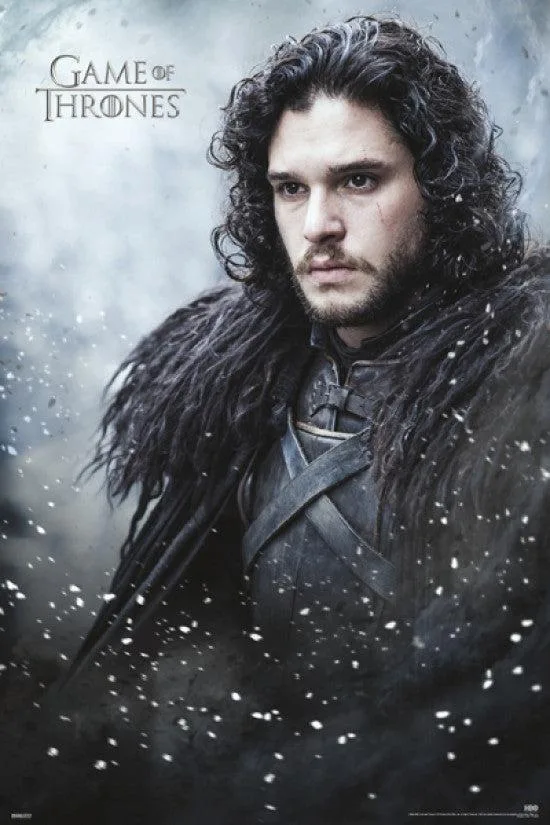 Jon Snow poster print 24 by 36 inches on heavy paper