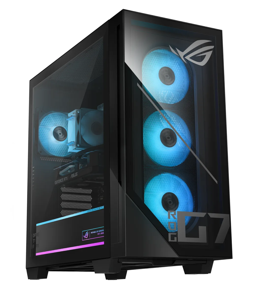 ASUS ASUS ROG G700TF-AS766Ti gaming PC, Intel Core Ultra 7 265F, RTX 5060 Ti 16GB, 32GB DDR5, 1TB NVMe — product photo