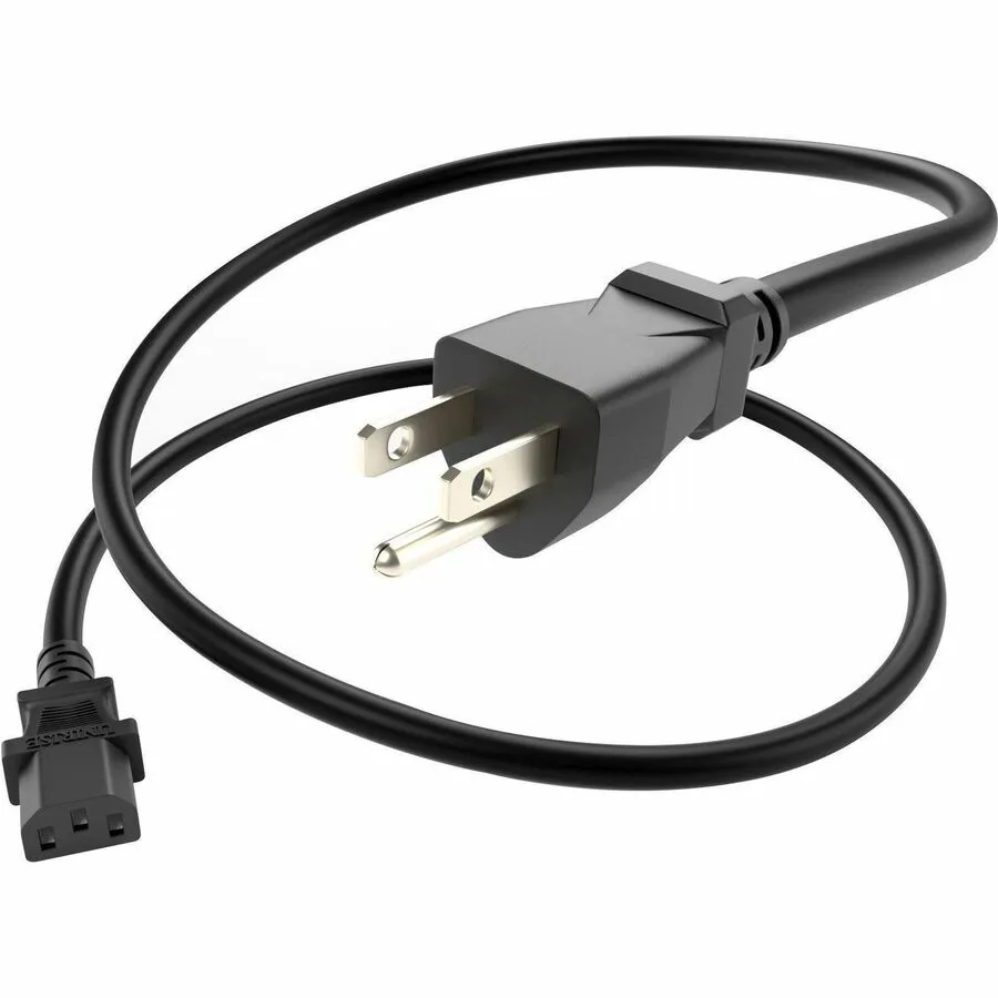 Unirise USA, LLC Unirise USA, LLC Standard Power Cord 1 ft Blue IEC 60320 C13 NEMA 5-15P 10 A 250 V — product photo