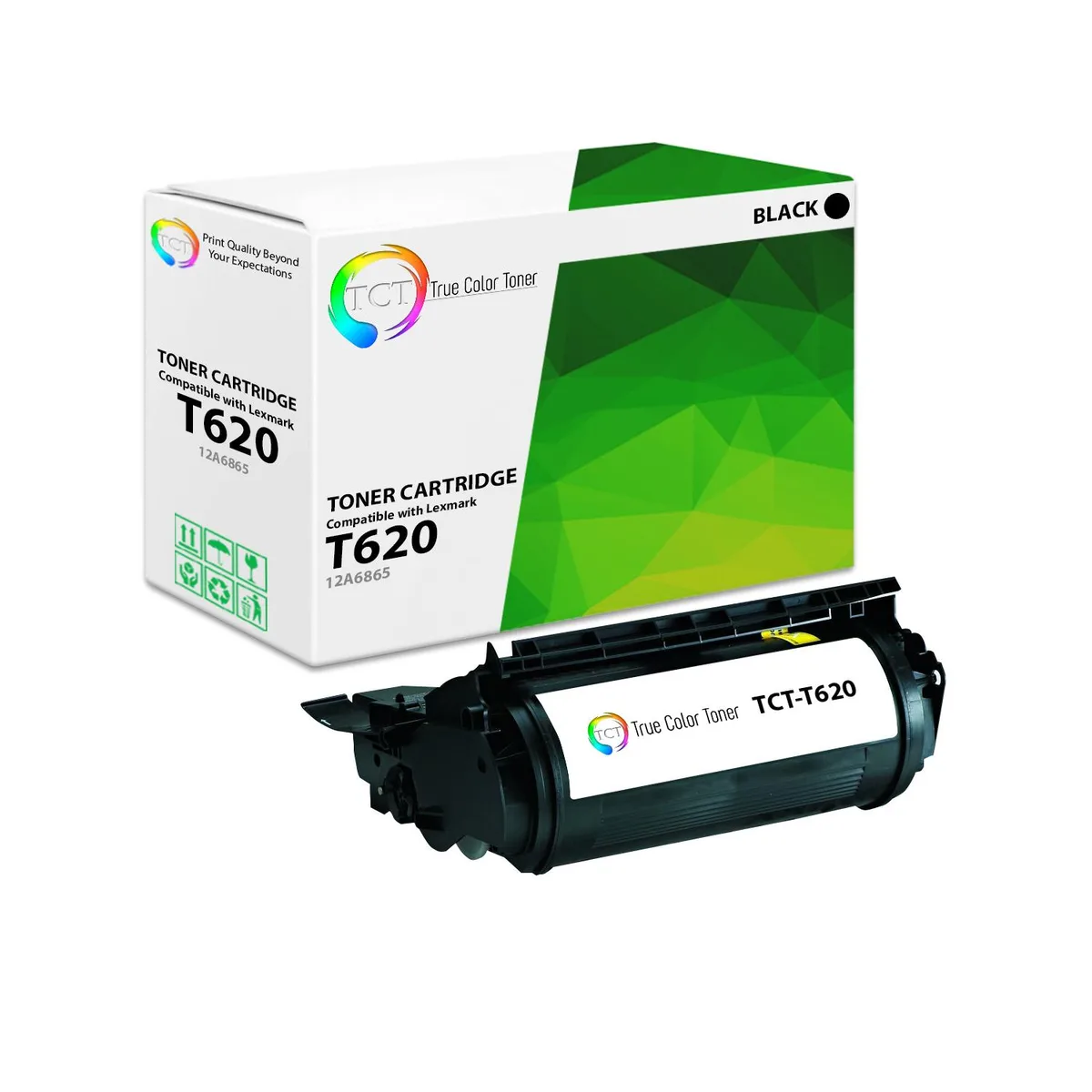 True Color Toner True Color Toner 12A6865 Black High Yield toner cartridge 30000 pages — product photo