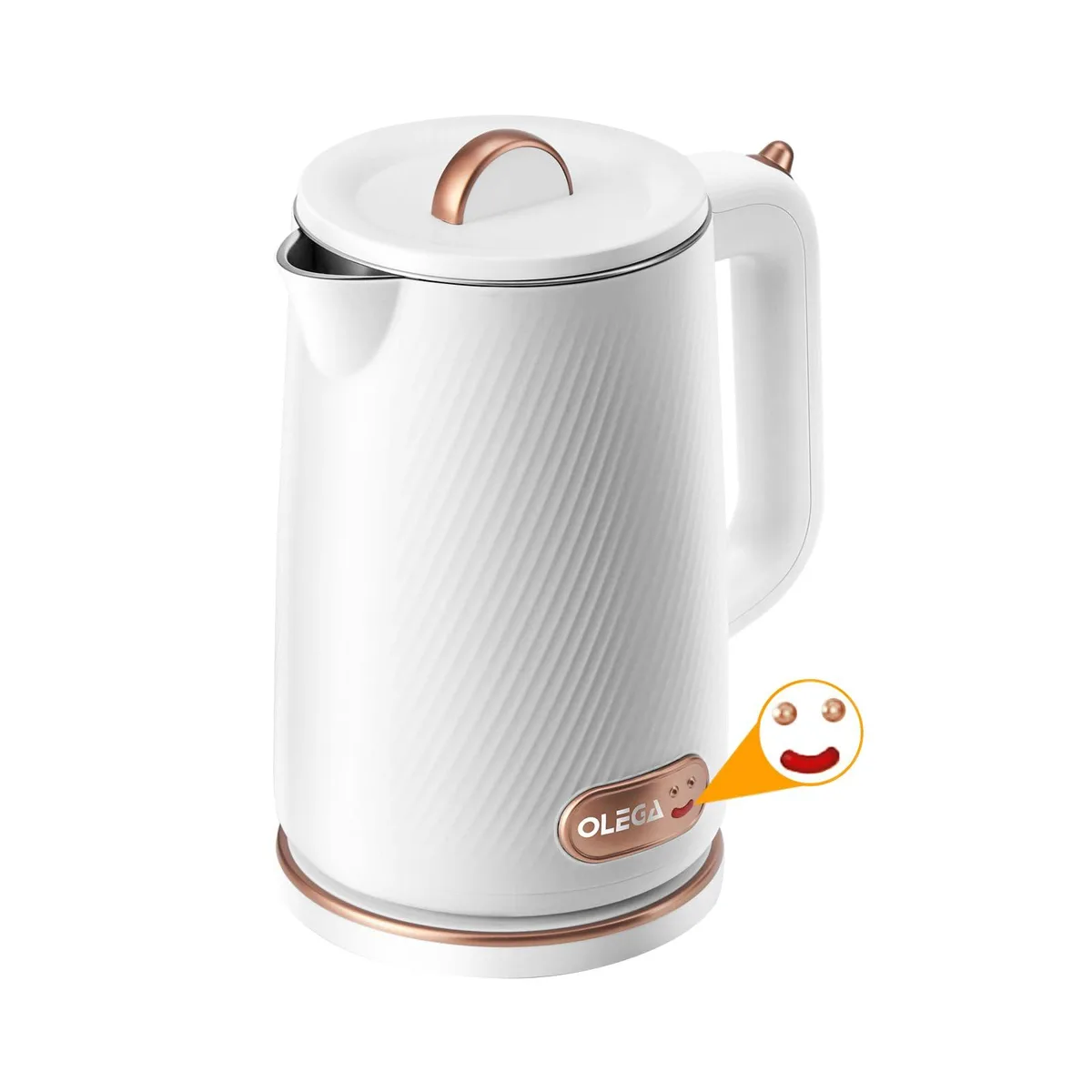  olega ALG-XL68 Electric Kettle 1.8L 1500W White — product photo