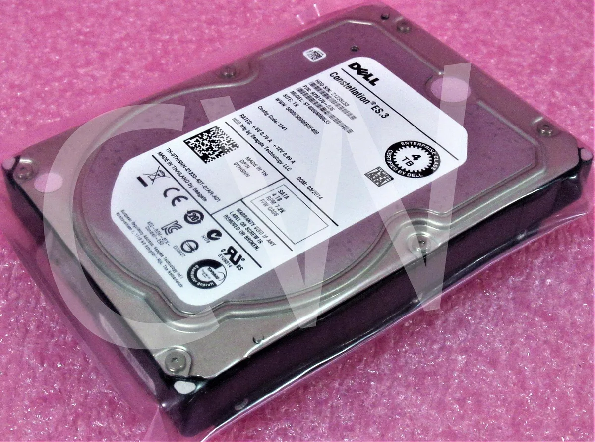 DELL DELL ST4000NM0033 4TB 7200RPM 64MB 3.5" SATA internal hard drive — product photo