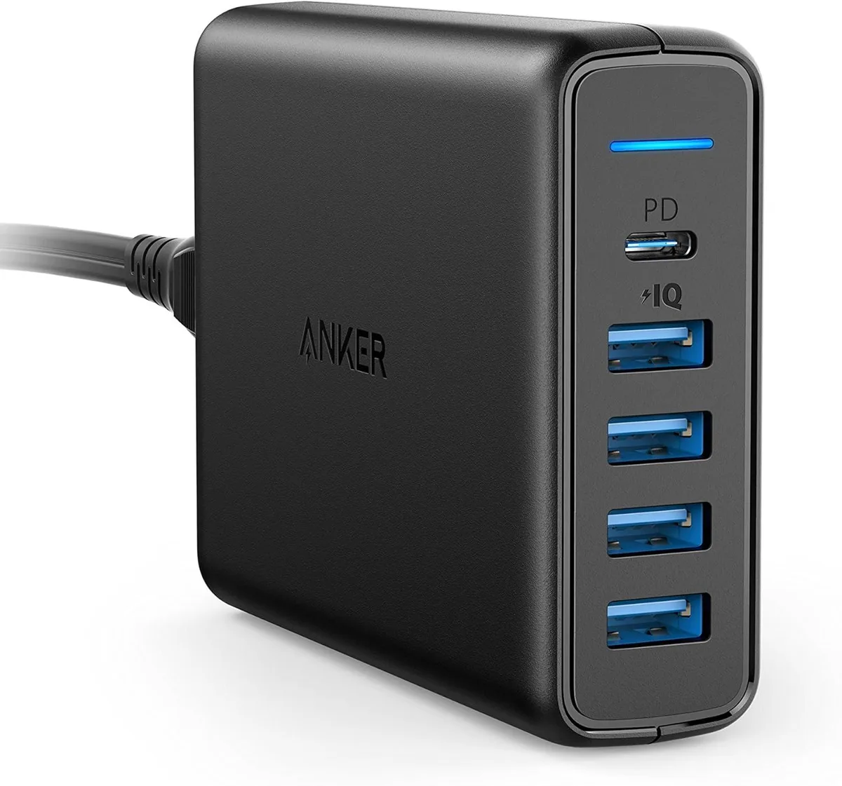 ONITOON ONITOON 60W 5-Port Desktop Charger 30W PD Black — product photo