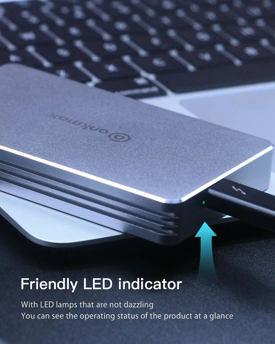 ankmax ankmax UC4M2 USB 4 NVMe M.2 SSD enclosure 40Gbps — product photo
