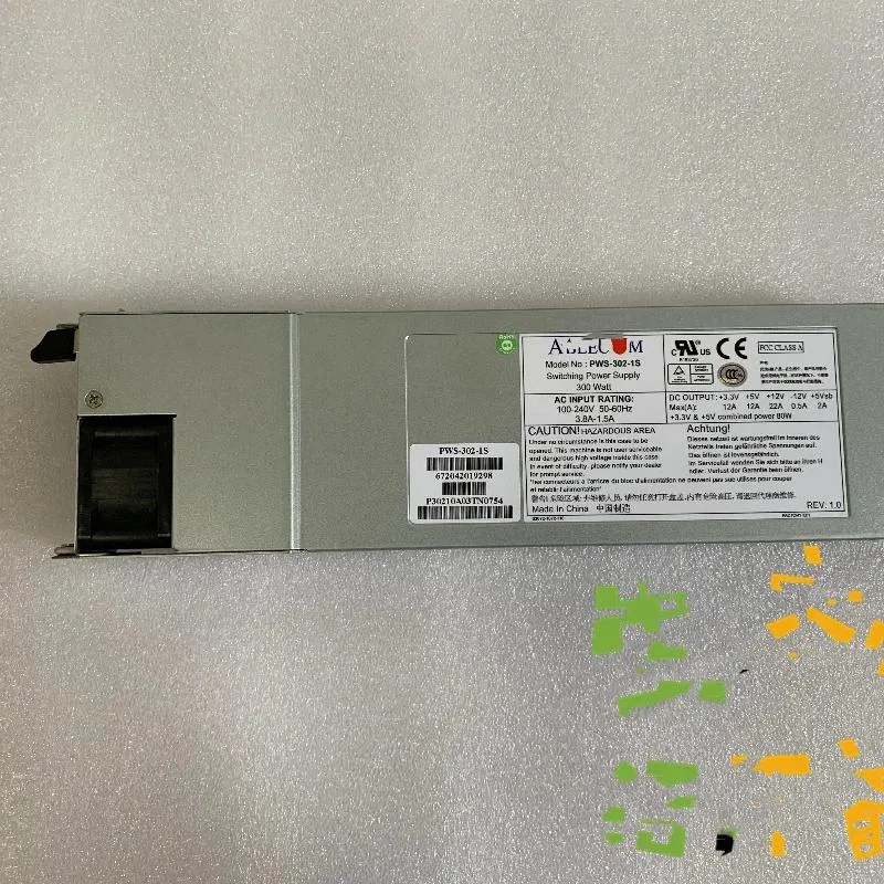 Supersuperuncle Supersuperuncle PWS-302-1S 300W 1U server power supply — product photo