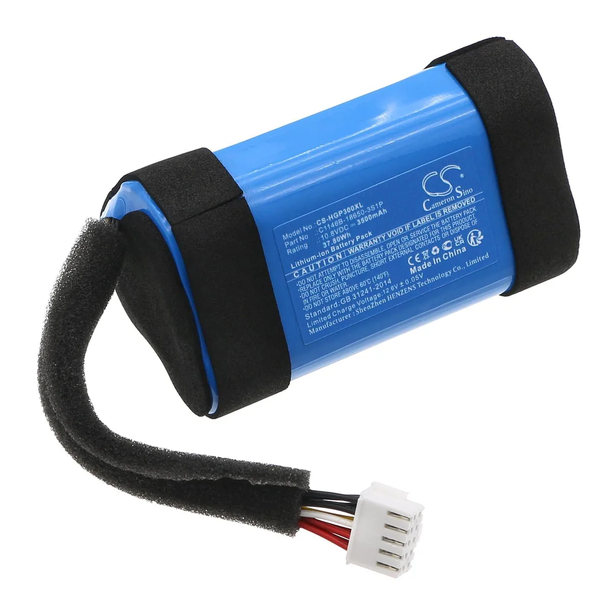  cameron sino Replacement Battery for Harman/Kardon GO + Play 3 C1146B-18650-3S1P 3500mAh 10.8V — product photo