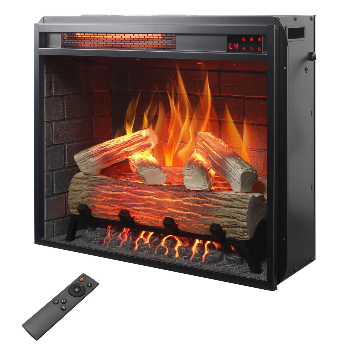 tuphen tuphen 23 inch Infrared Electric Fireplace Insert Antique Black — product photo