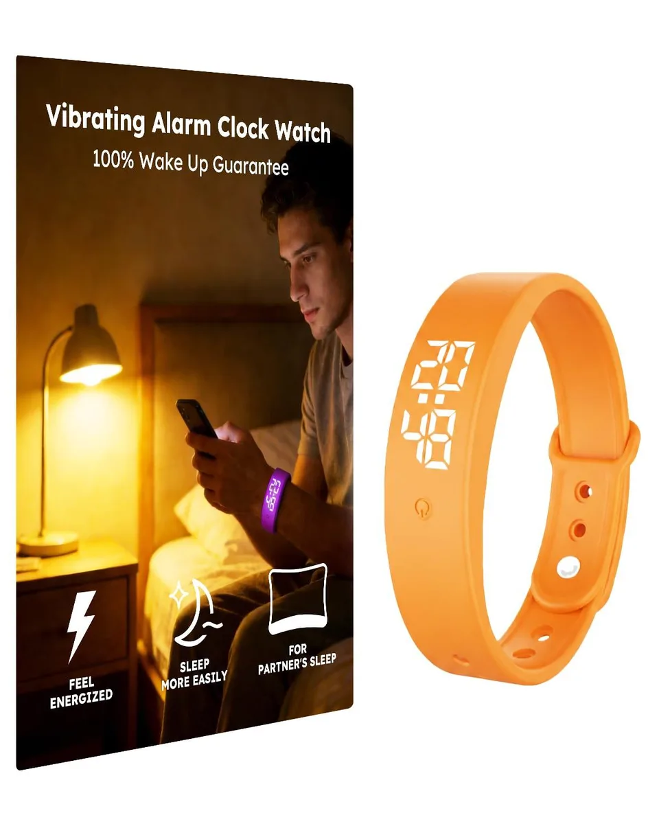  RITHEM Vibrating Alarm Bracelet Purple IP70 — product photo