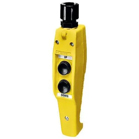 Hubbell Incorporated Hubbell Incorporated CPB21 Pendant Push Button Station 2NO Yellow — product photo