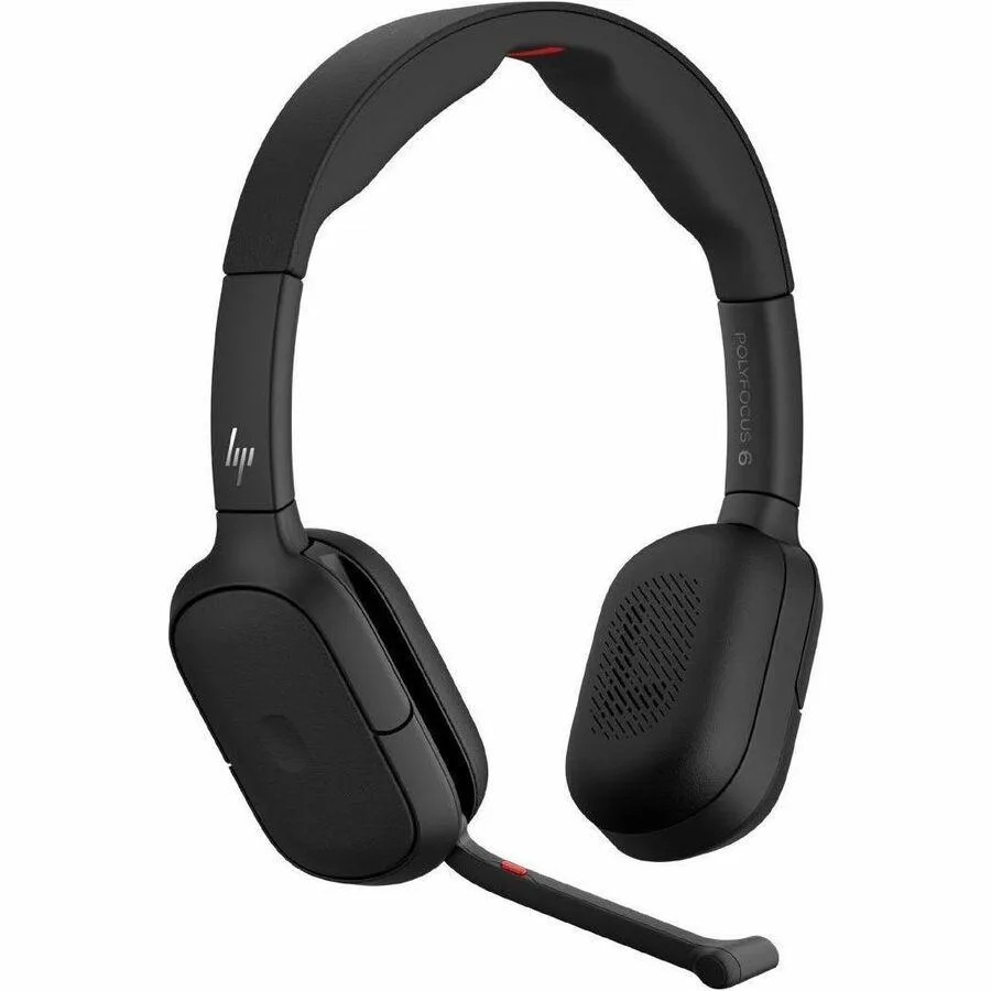 POLY POLY Focus 625 Binaural On-Ear Wireless Headset Black — product photo