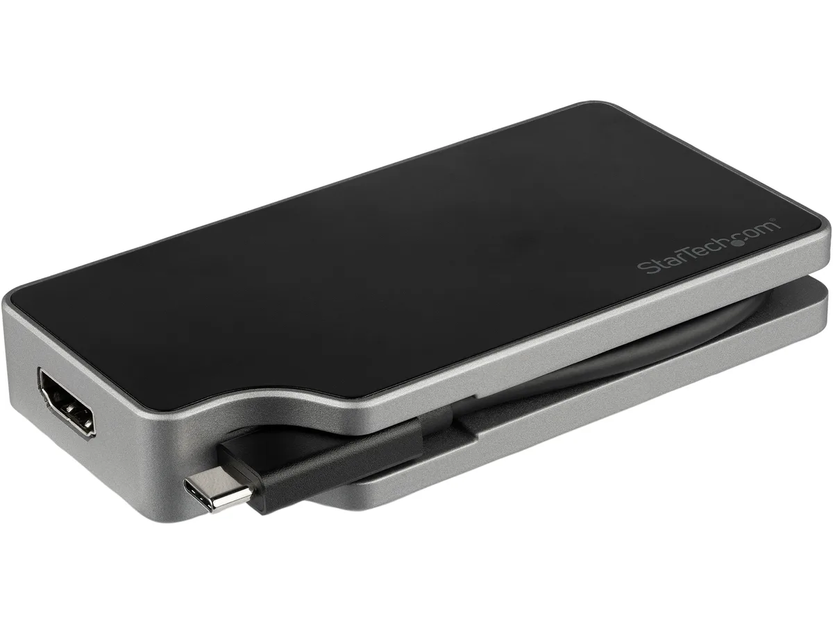 STARTECH STARTECH CDPVDHMDPDP USB-C 4-in-1 multiport video adapter 95W Space Gray — product photo