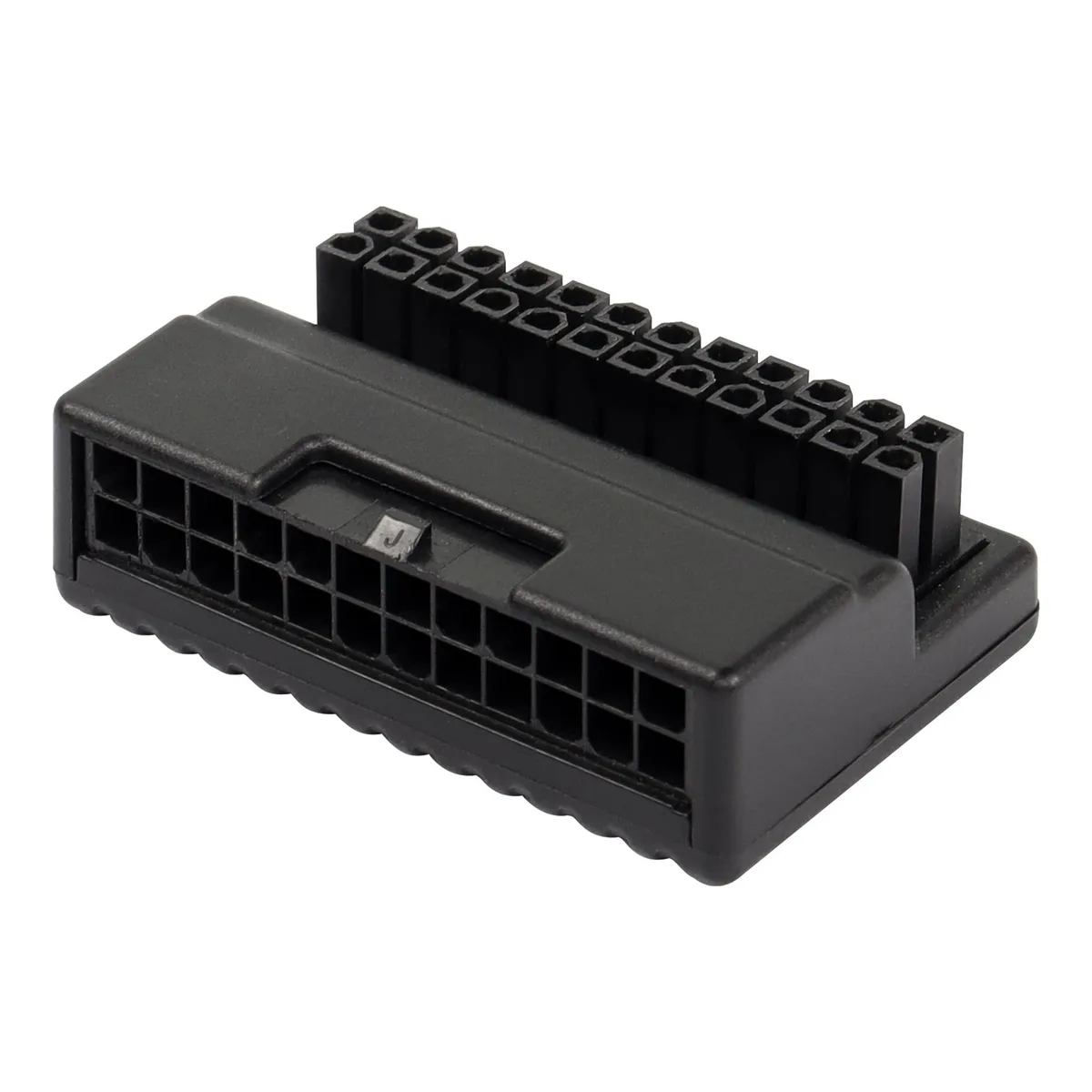 Vszerda Vszerda 90 Degree ATX 24 Pin Adapter Right Angle Male to Female internal power cable — product photo