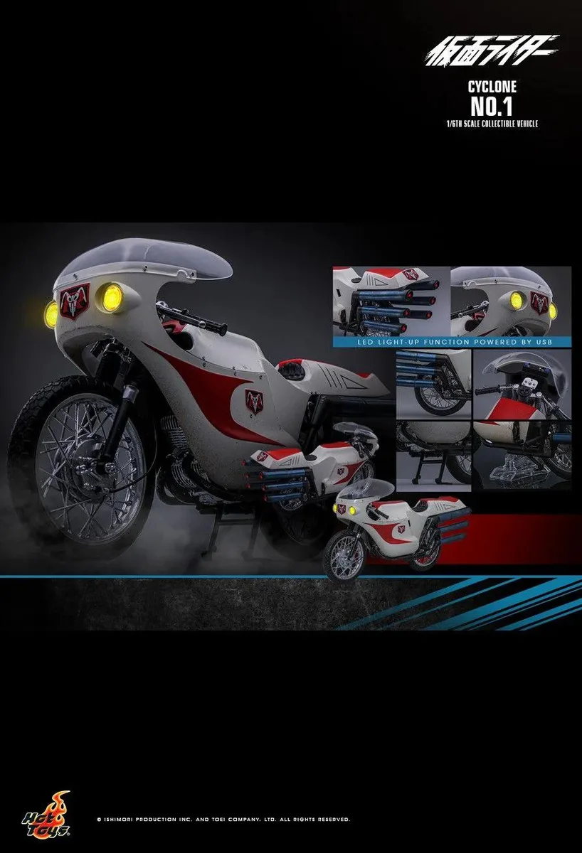 Hot Toys Hot Toys TMS146 Kamen Rider Cyclone No. 1 1/6th scale action figure — product photo