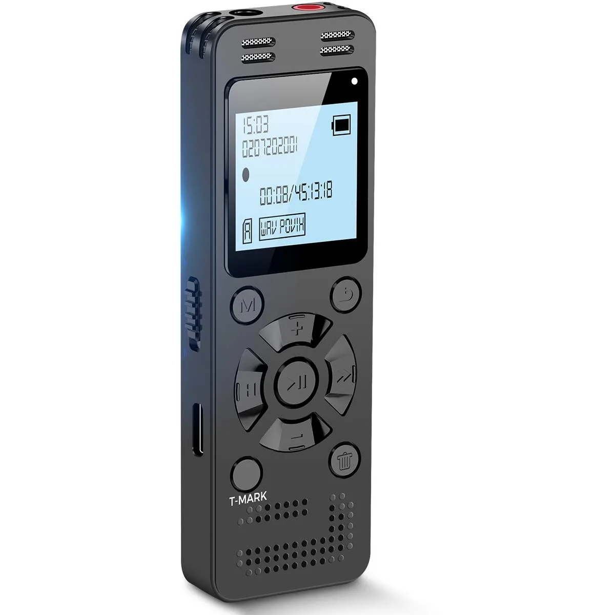 EVIDA V618 128GB Voice Recorder 1536kbps 54h — product photo