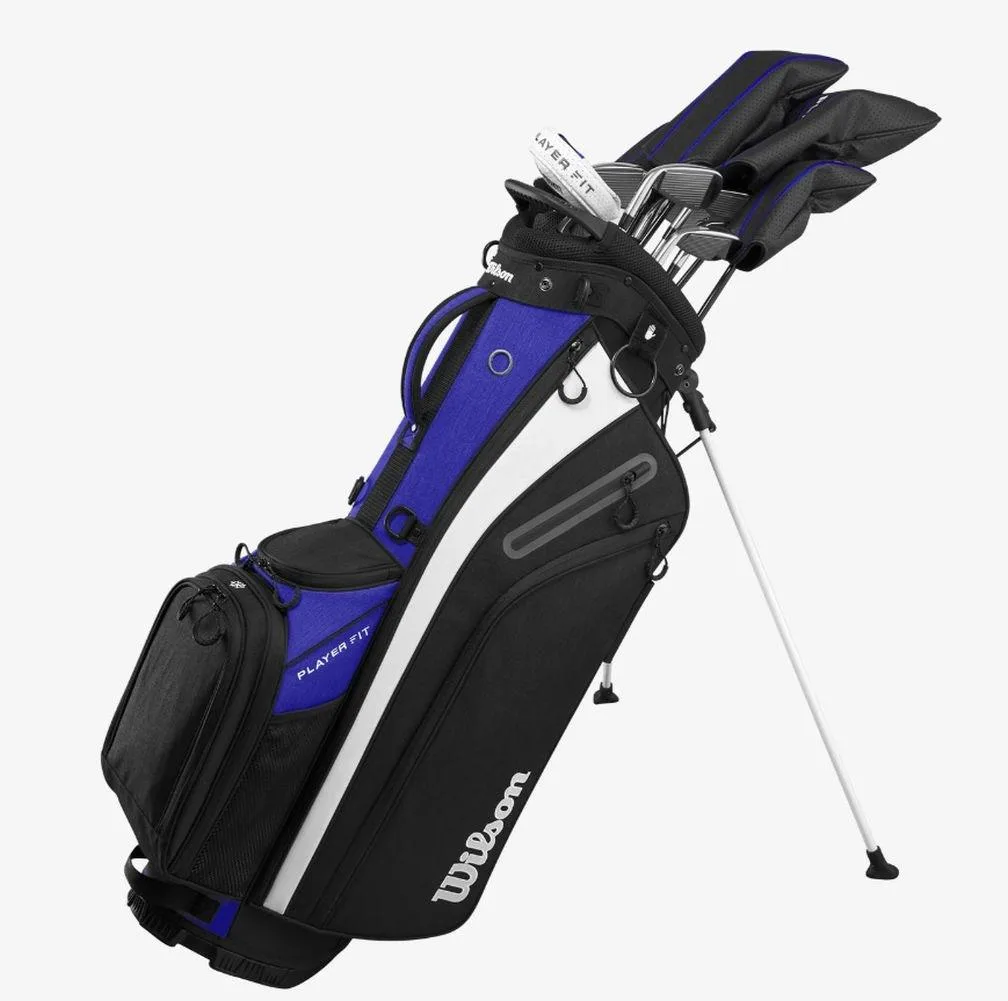 Wilson Sporting Goods Co. Wilson Playerfit Men's Right-Hand Stiff Steel Golf Club Set — product photo